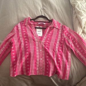 Zara PINK blouse XL